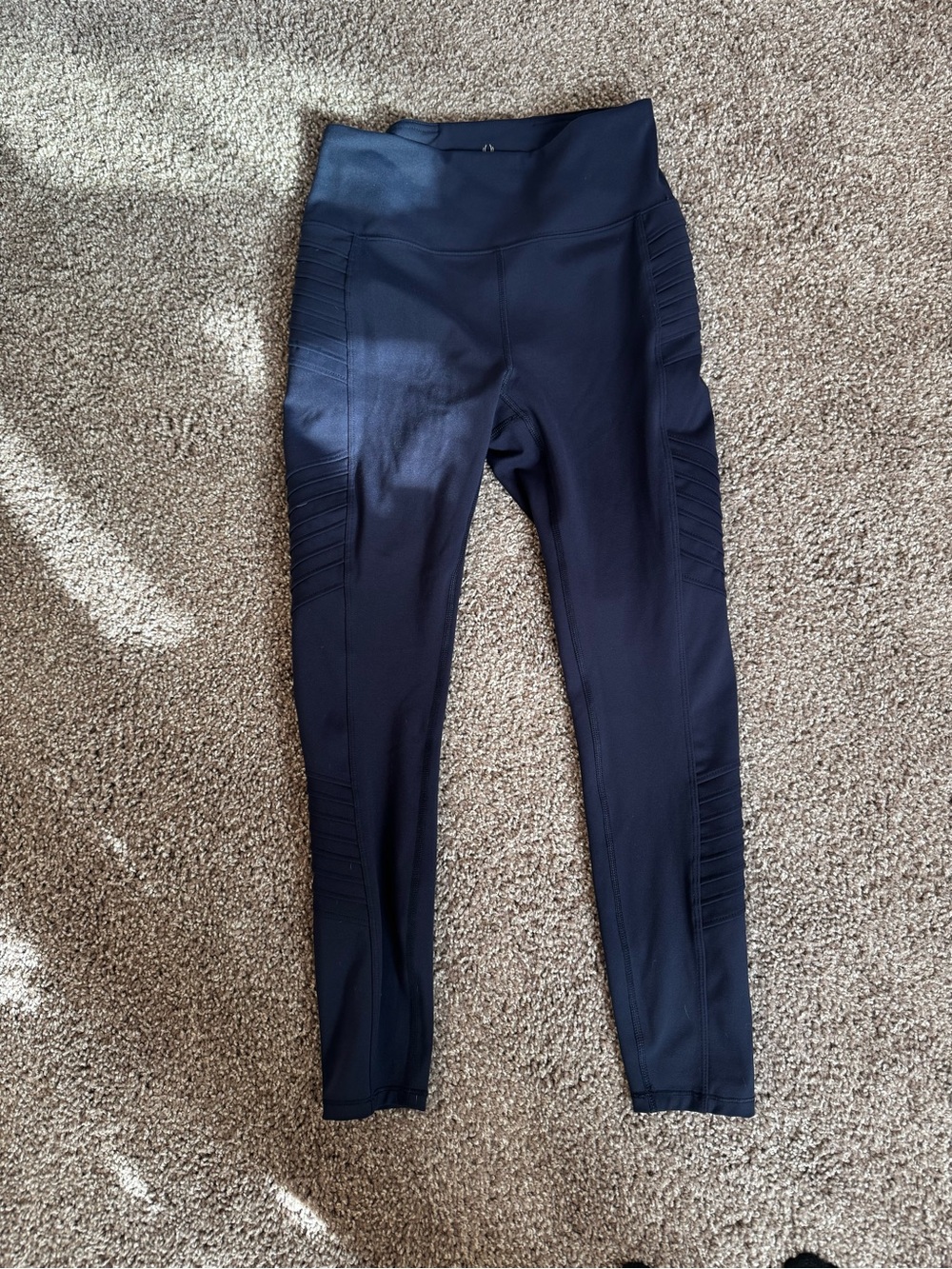 Spyder Black High-Waist Textured Leggings